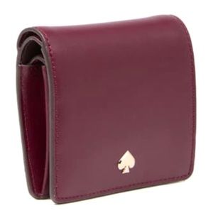 Kate Spade NY Wallet Nadine Small Leather Bi-Fold Wallet Snap Button